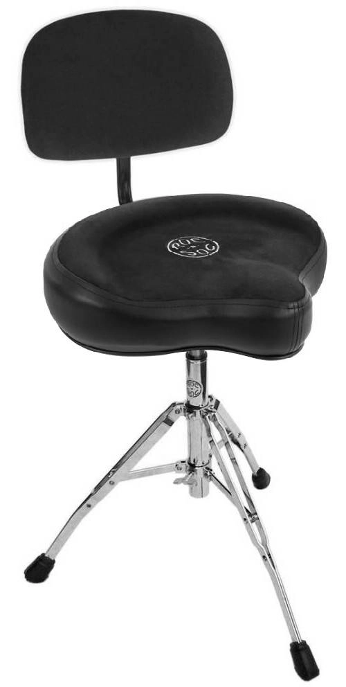 Nitro Original Seat Throne with Backrest - Black Vinyl