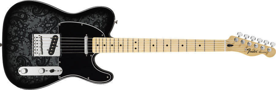 Fender Black Paisley Telecaster - Maple