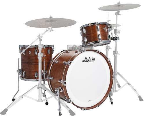 Ludwig Drums - Classic Oak Series Pro Beat 3-Piece Shell Pack (22,13,16) - Tennessee Whisky