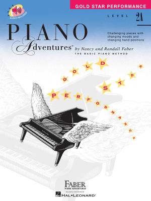 Piano Adventures Gold Star Performance Book, Level 2A - Faber/Faber - Piano - Book/Audio Online