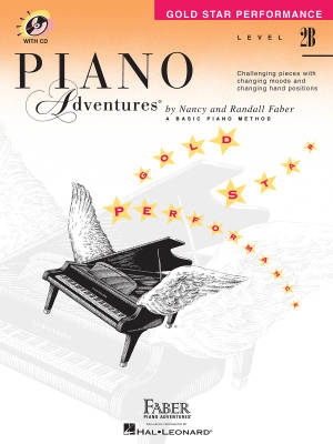 Faber Piano Adventures - Piano Adventures Gold Star Performance Book, Level 2B - Faber/Faber - Piano - Book/Audio Online