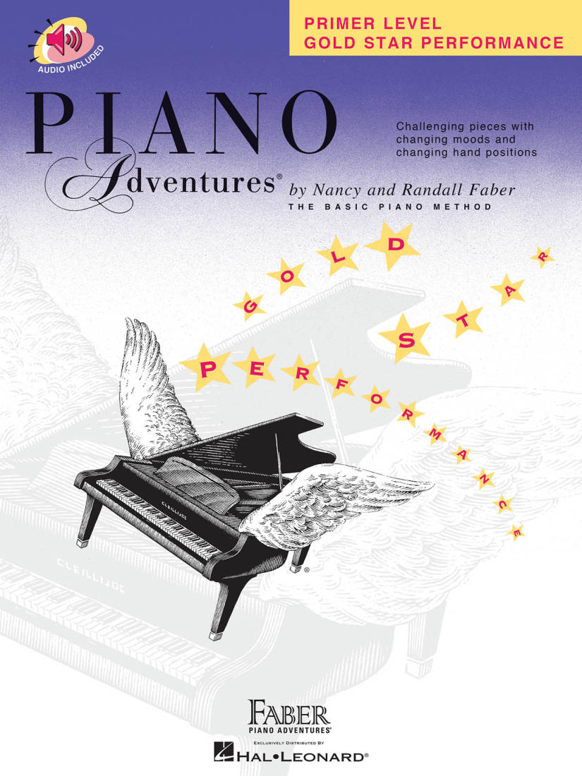 Piano Adventures Gold Star Performance Book, Primer Level - Faber/Faber - Piano - Book/Audio Online