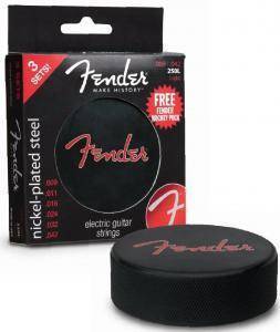 Fender 250L NPS 10-46 - 3 Pack with Free Puck