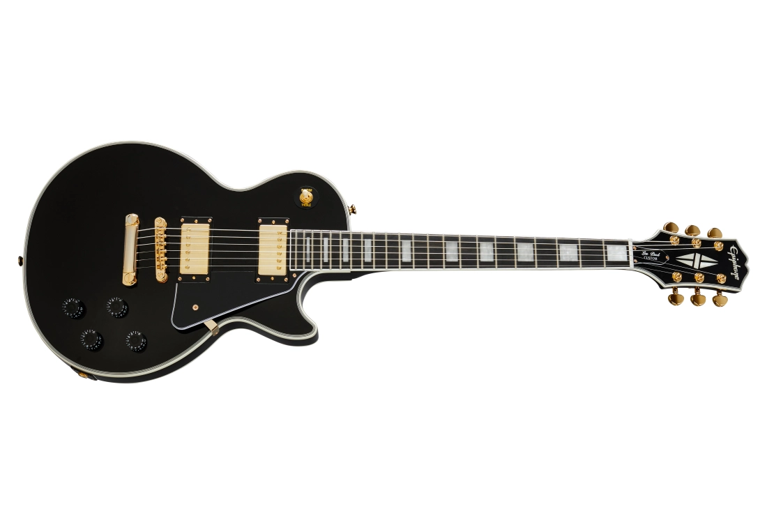 Les Paul Custom Electric Guitar - Ebony