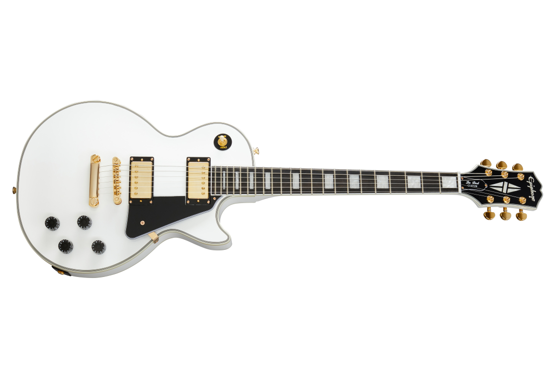 Les Paul Custom Electric Guitar - Alpine White