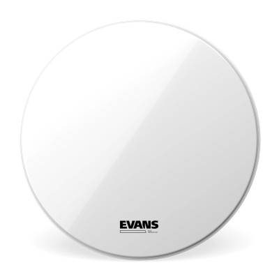 Evans EQ3 Resonant Smooth White No Port Drum Head- 20 Inch