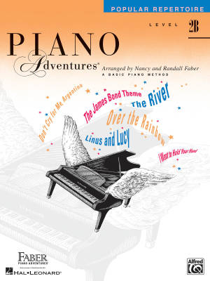 Piano Adventures Popular Repertoire, Level 2B - Faber/Faber - Piano - Book