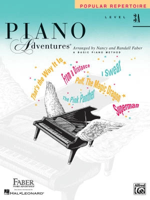 Faber Piano Adventures - Piano Adventures Popular Repertoire, Level 3A - Faber/Faber - Piano - Book