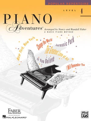 Faber Piano Adventures - Piano Adventures Popular Repertoire, Level 4 - Faber/Faber - Piano - Book