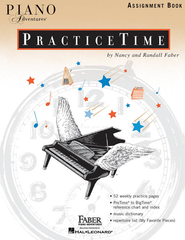 Piano Adventures PracticeTime Assignment Book - Faber/Faber - Piano - Book