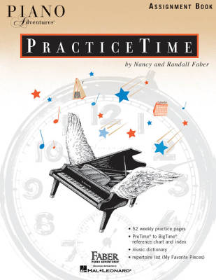Faber Piano Adventures - Piano Adventures PracticeTime Assignment Book - Faber/Faber - Piano - Book