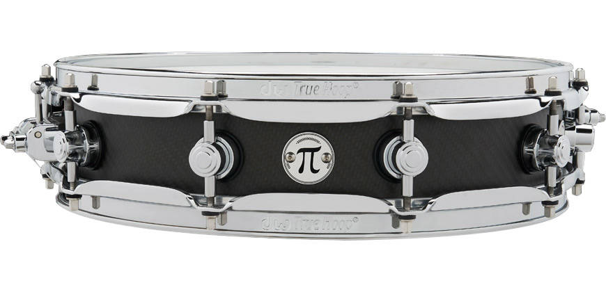 Collector\'s Series Carbon Fiber Pi Snare with Chrome Hardware - 3.14x14\'\'