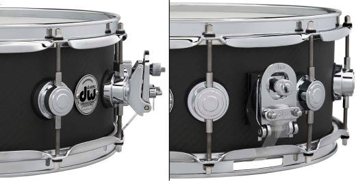Collector\'s Series Carbon Fiber Snare with Chrome Hardware - 5.5x14\'\'