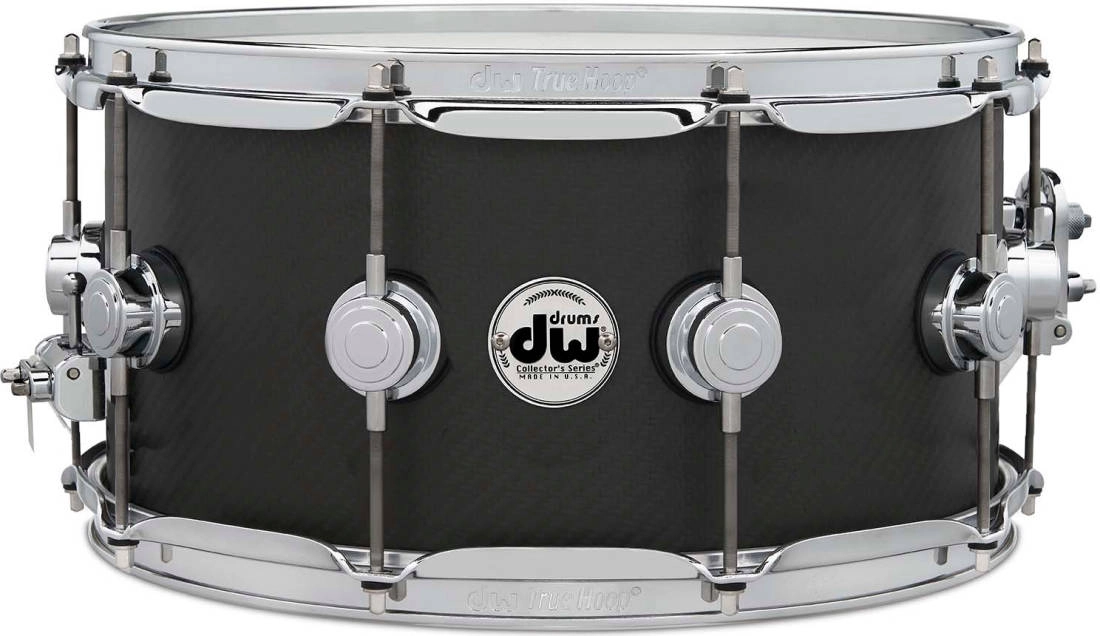 Collector\'s Series Carbon Fiber Snare with Chrome Hardware - 6.5x14\'\'