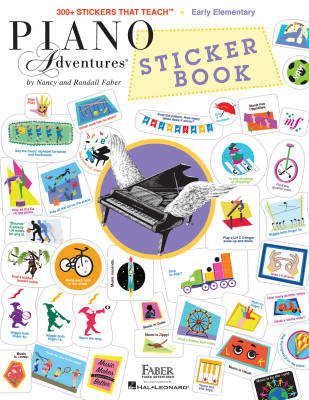 Faber Piano Adventures - Piano Adventures Sticker Book - Faber/Faber - Piano - Book