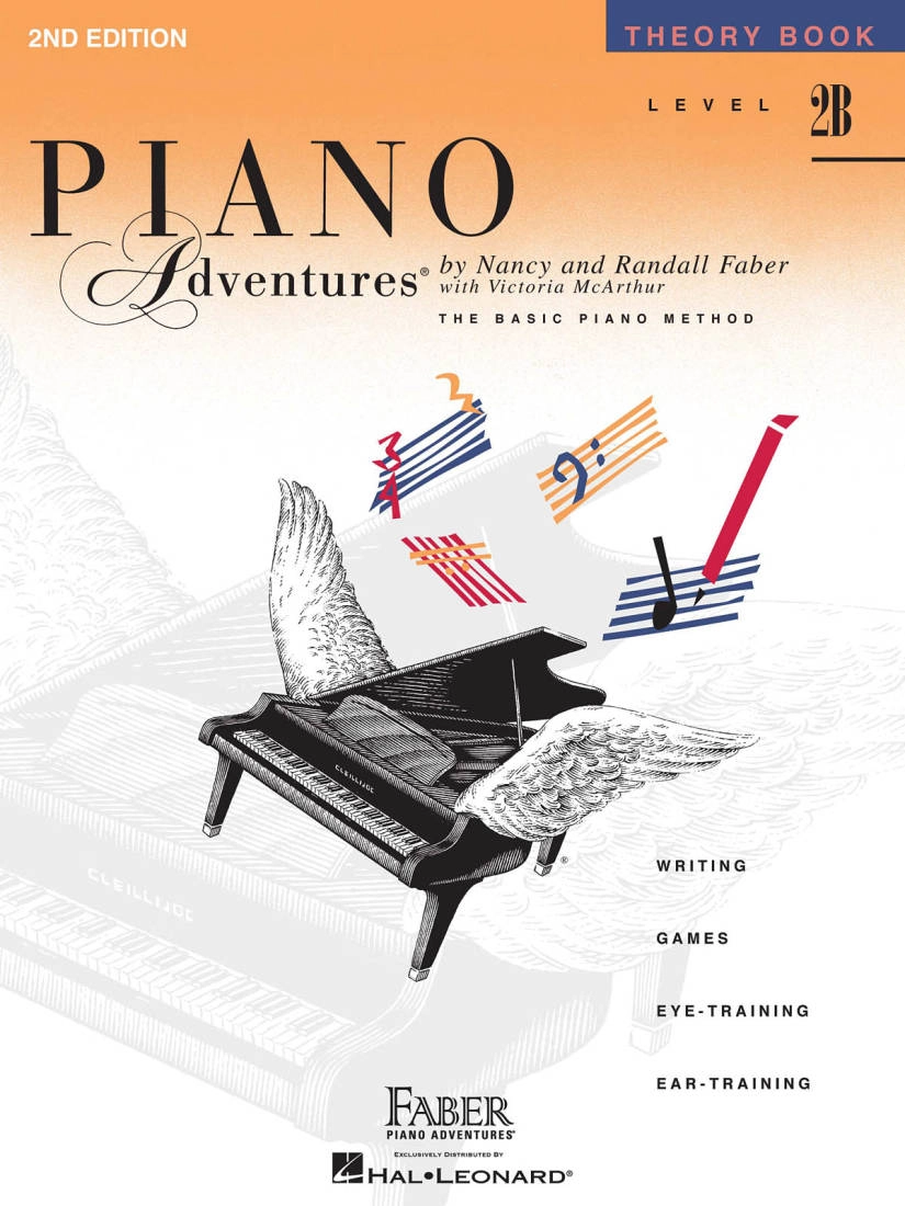 Piano Adventures Theory Book (2nd Edition), Level 2B - Faber/Faber - Piano - Book