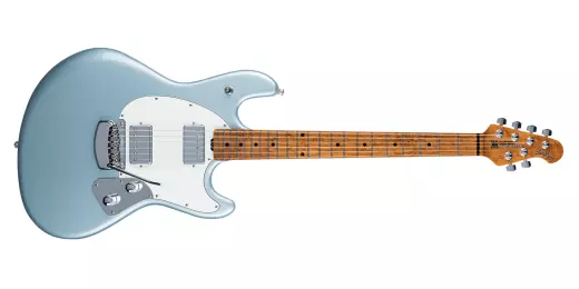 Ernie Ball Music Man - StingRay RS w/Roasted Figured Maple Neck - Firemist Silver