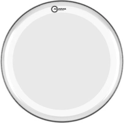 Aquarian - Super Kick II Texture Coated White Bass Drum Head - 22