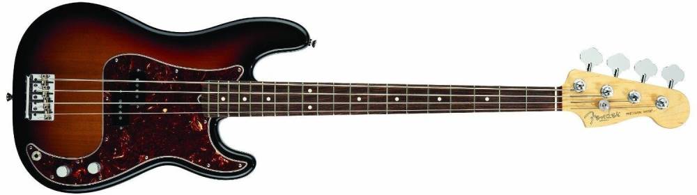 American Standard Precision Bass - Rosewood - 3 Tone Sunburst