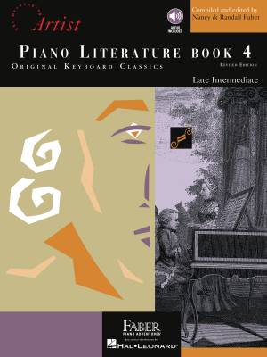 Faber Piano Adventures - Piano Adventures Piano Literature, Book 4 - Faber/Faber - Book/Audio Online