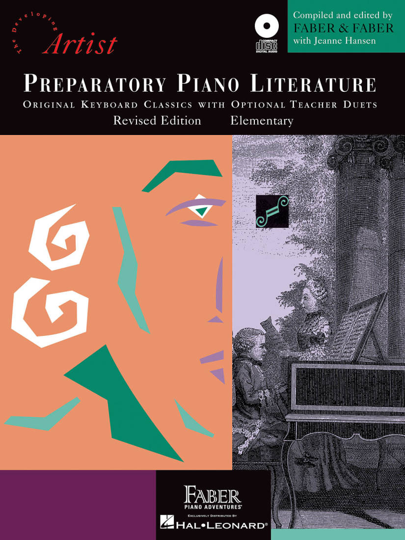Piano Adventures Preparatory Piano Literature - Faber/Faber/Hansen - Piano - Book/CD