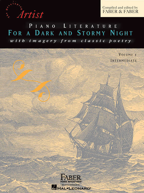 Piano Adventures Piano Literature for a Dark and Stormy Night, Vol. 1 - Faber/Faber - Piano - Book