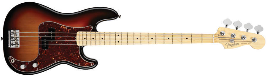 Fender American Standard Precision Bass - Maple Neck - 3 Tone Sunburst