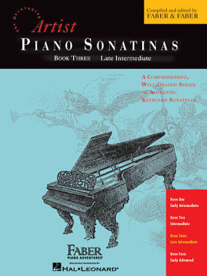 Faber Piano Adventures - Piano Adventures Piano Sonatinas, Book Three - Faber/Faber - Book