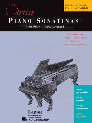 Faber Piano Adventures - Piano Adventures Piano Sonatinas, Book Four - Faber/Faber - Book