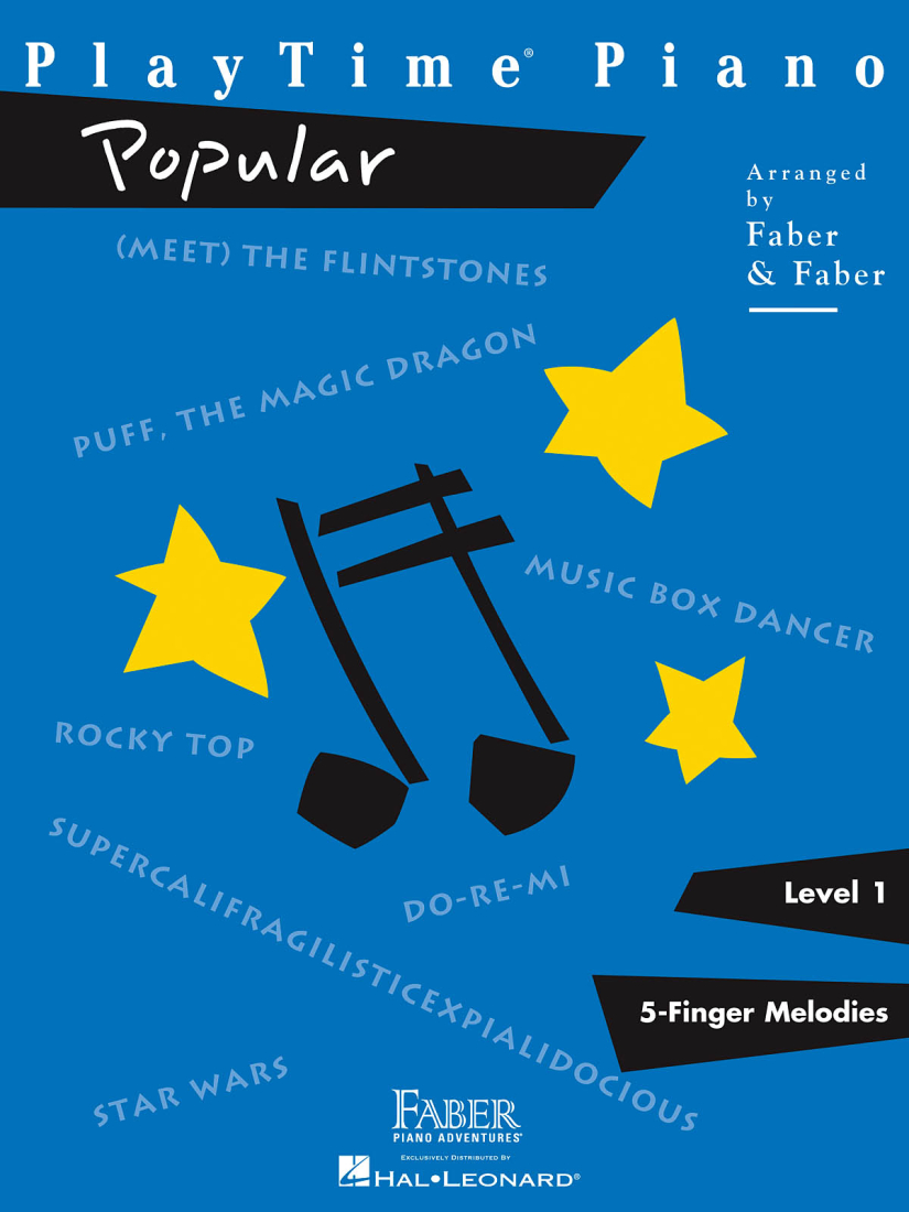 PlayTime Piano Popular - Faber/Faber - Piano - Book