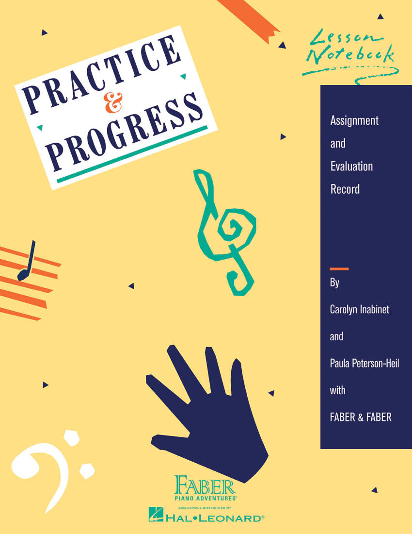 Practice & Progress Lesson Notebook - Peterson-Heil /Inabinet - Piano - Book