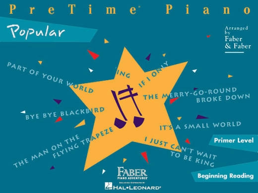 Faber Piano Adventures - PreTime Piano Popular, Primer Level - Faber/Faber - Piano - Book