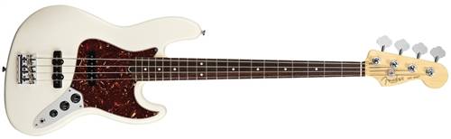 American Standard Jazz Bass - Rosewood - Olympic White