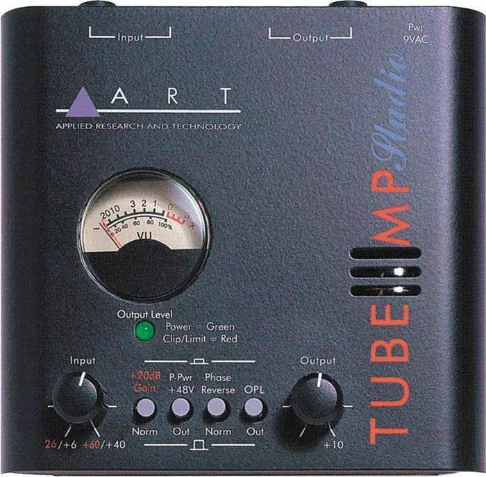 127+ART Tube Mic Preamp w/Meter