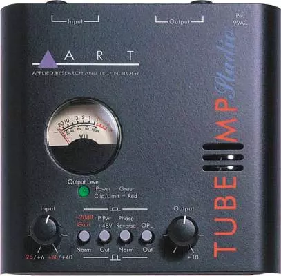 ART Pro Audio - 127+ART Tube Mic Preamp w/Meter