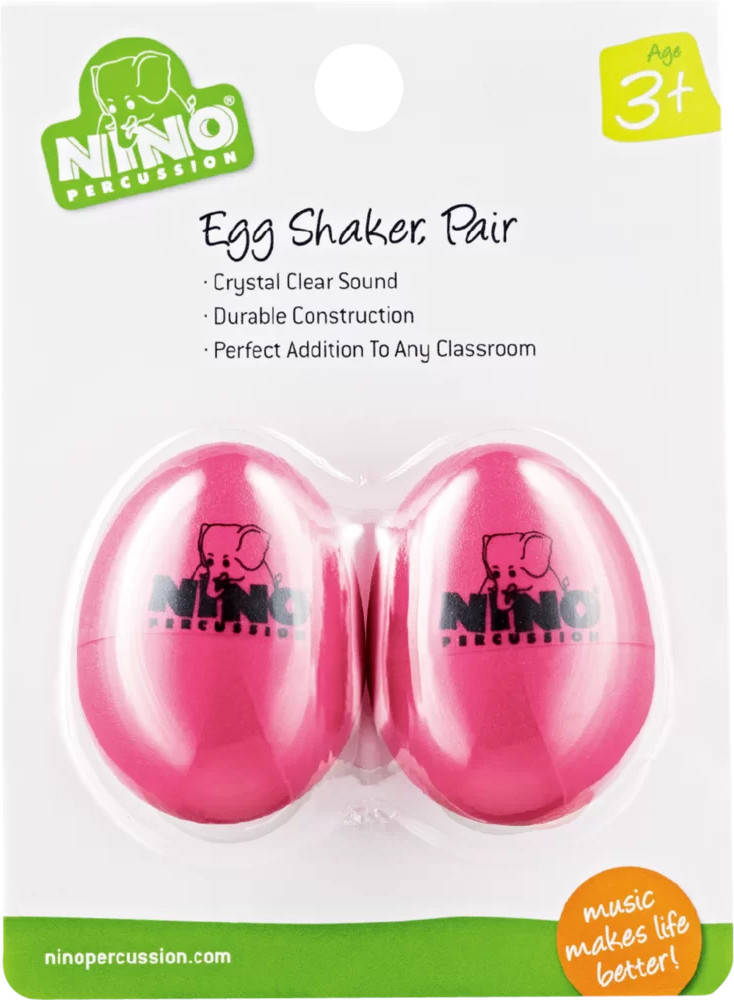 NINO Egg Shaker Pair - Strawberry Pink