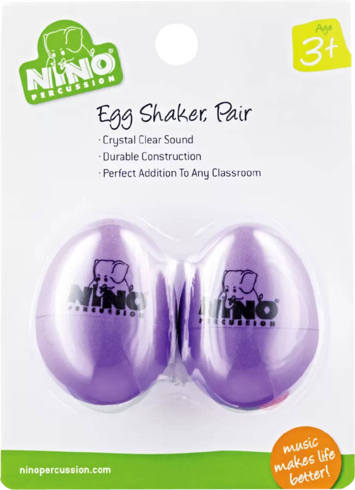 NINO Egg Shaker Pair - Aubergine