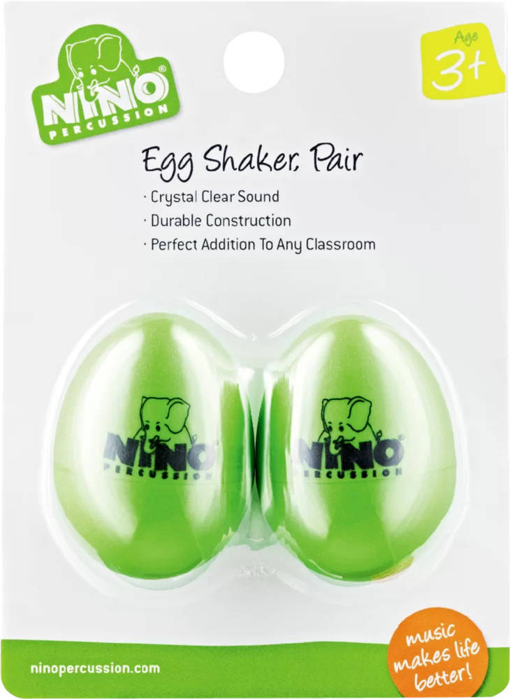 NINO Egg Shaker Pair - Grass Green