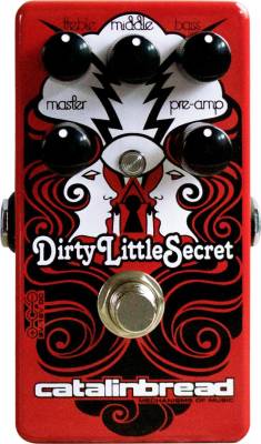 Dirty Little Secret Overdrive Pedal - Red