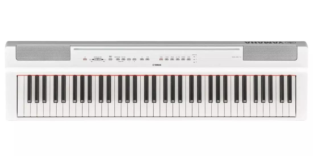 Piano numérique à 73 touches avec haut-parleurs - Blanc