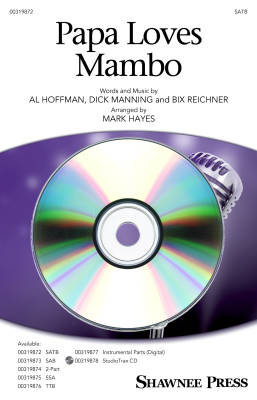 Shawnee Press - Papa Loves Mambo - Hoffman /Manning /Reichner /Hayes - StudioTrax CD