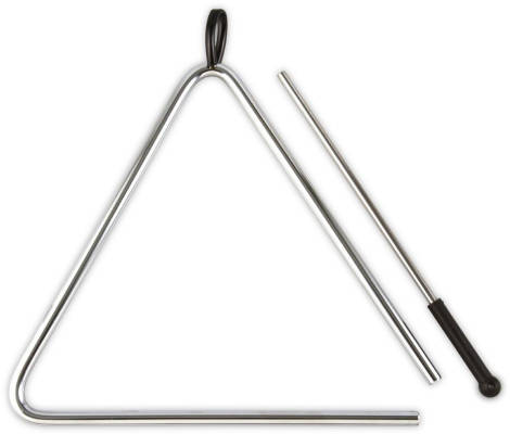 Toca Percussion - 6 Bossa Triangle with Beater