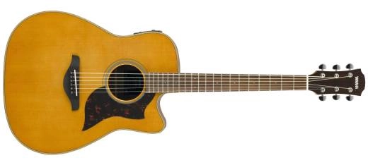 Yamaha - A1M Cutaway Dreadnought Acoustic Electric - Vintage Natural