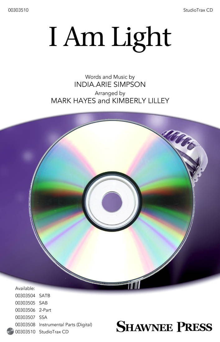 I Am Light - India.Arie/Lilley/Hayes - StudioTrax CD