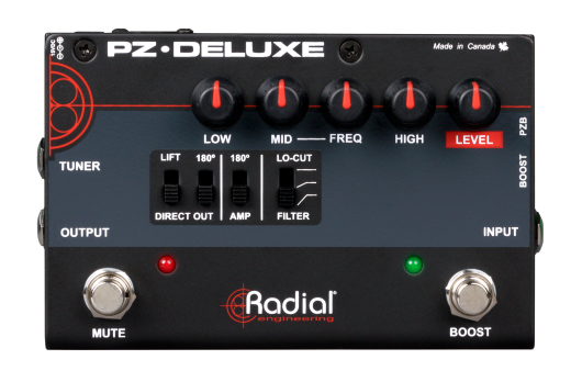 Radial - PZ Deluxe Acoustic Instrument Preamp