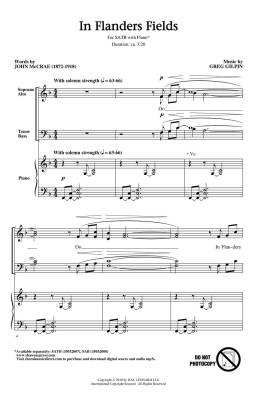 In Flanders Fields - McCrae/Gilpin - SATB