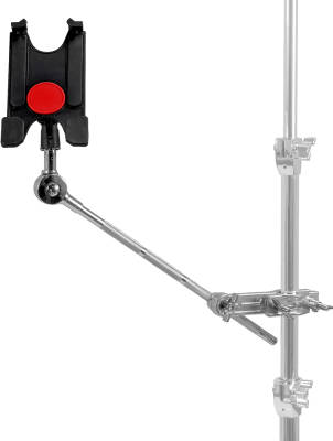 Tablet Mount with Long Boom Arm and Grabber Clamp
