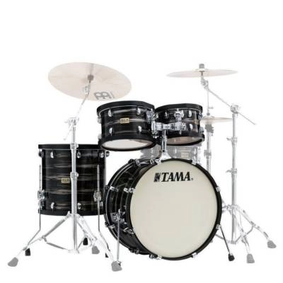 SLP Studio Maple 4-Piece Shell Pack (22,10,12,16) - Lacquered Charcoal Oyster