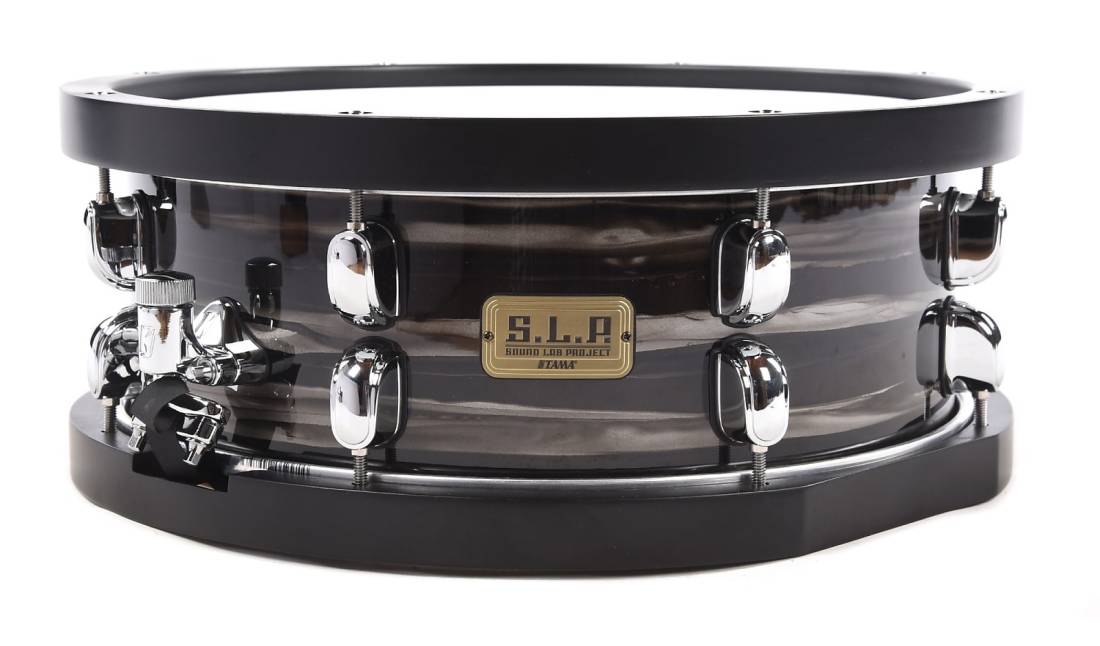 SLP Studio Maple 5.5x14\'\' Snare Drum - Lacquered Charcoal Oyster