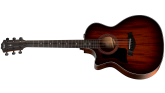 Taylor Guitars - 324ce GA Mahogany/Blackwood Cutaway Acoustic/Electric with V-Class Bracing - Left-Handed